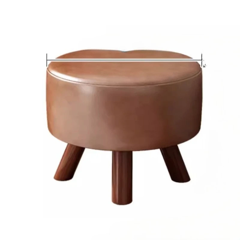 

Small stool household low simple small bench round shoe changing stool living room comfortable sedentary
