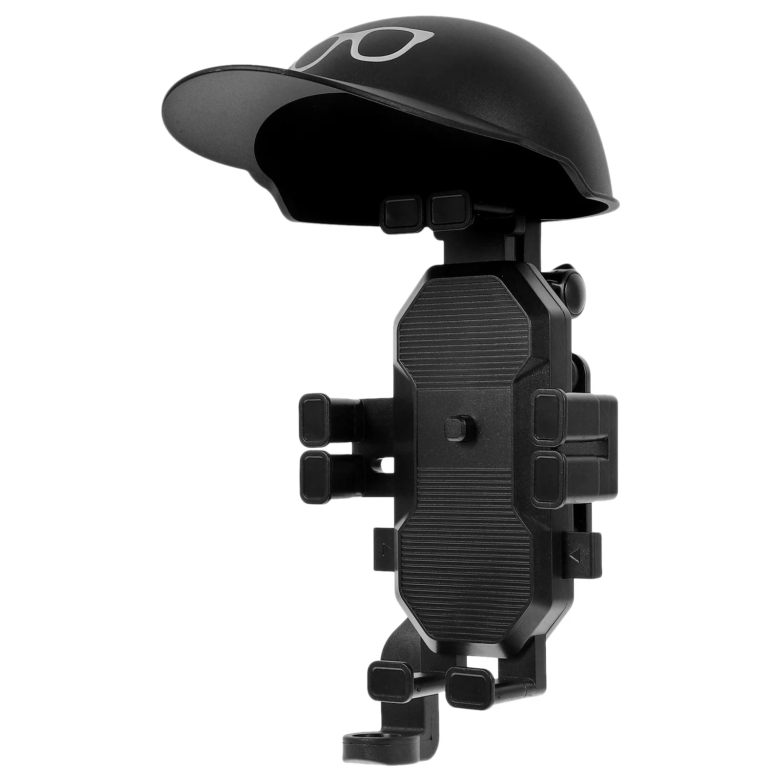 

Bike Phone Holder With Cap Alloy Abs Material Waterproof Sun Protection For Cycling Navigation Motorbike Stand