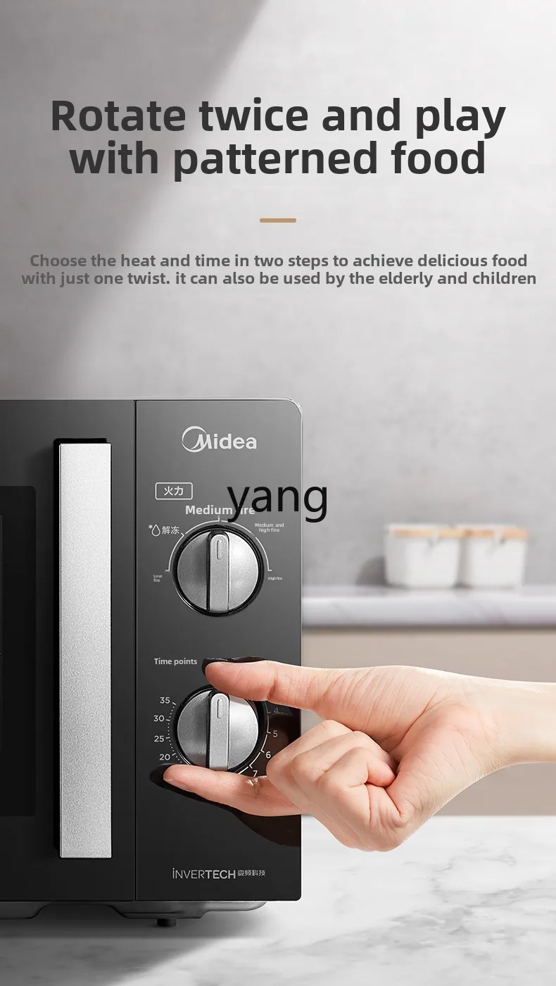CX  frequency conversion microwave oven household small mechanical glass turntable multi-function