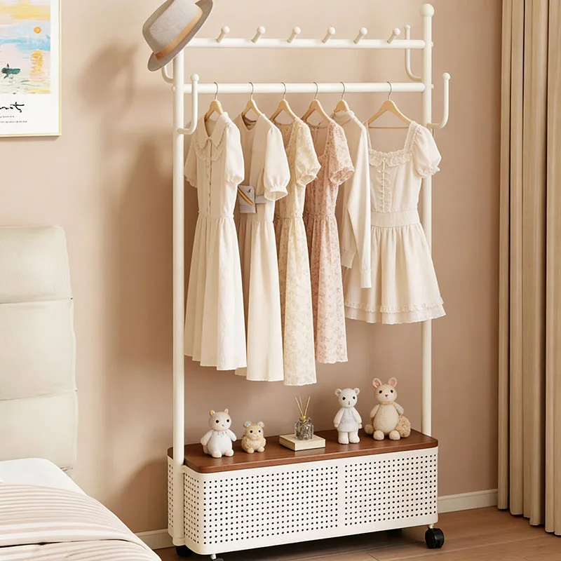 Bedroom Space Saving Coat Racks Standing Storage Organizer Indoor Modern Coat Racks Clothes Display Perchero Salon Furniture