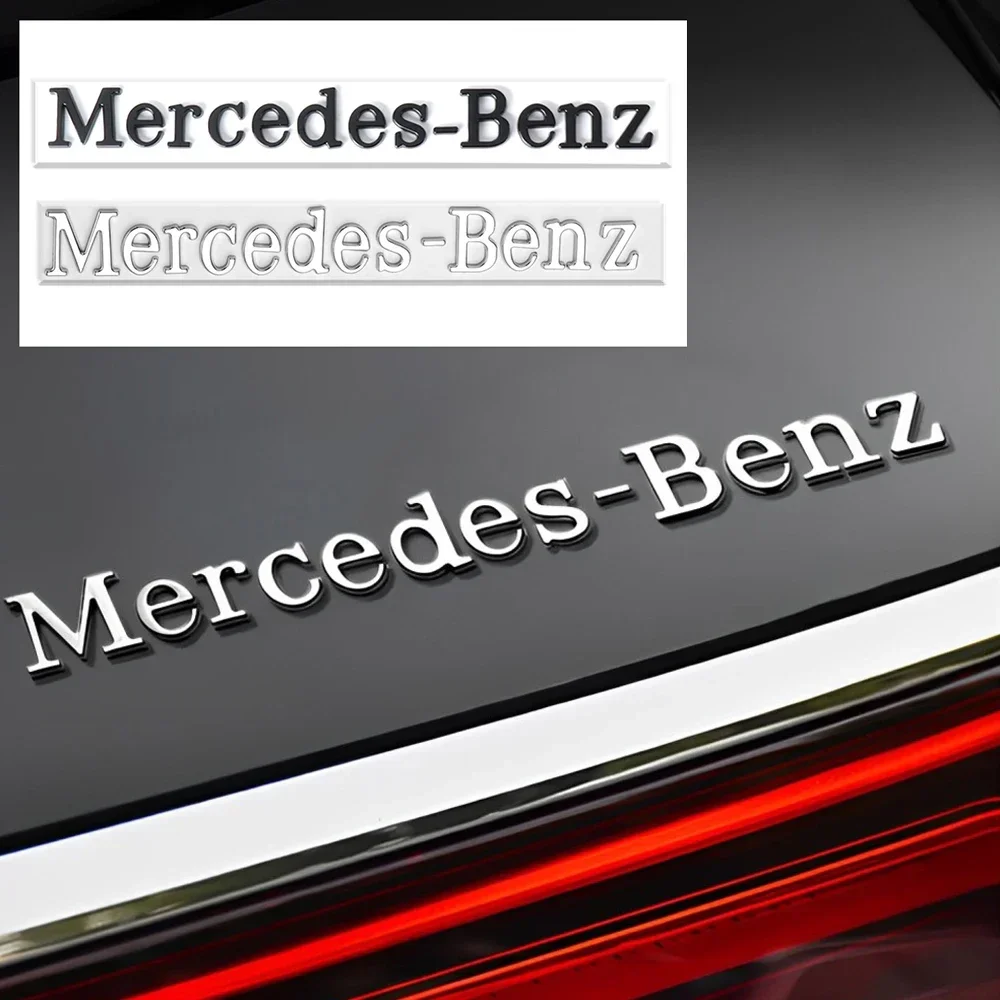 

3D ABS Carfor Mercedes Benz Значок Задний багажник Наклейка на корпус Эмблема Украшение A E C G M R S Class W204 W212 W176 GLC CLA GLA AMG