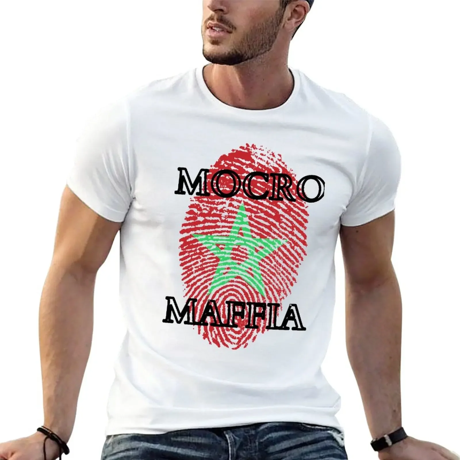 

New MOCRO MAFFIA T-Shirt T-shirt short cute clothes black t-shirts for men