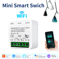 Tuya WiFi Smart Switch Intelligent Interruptor 100-240V 16A 1/2CH Relay Breaker Smart Life App Remote Module Alexa Google Home