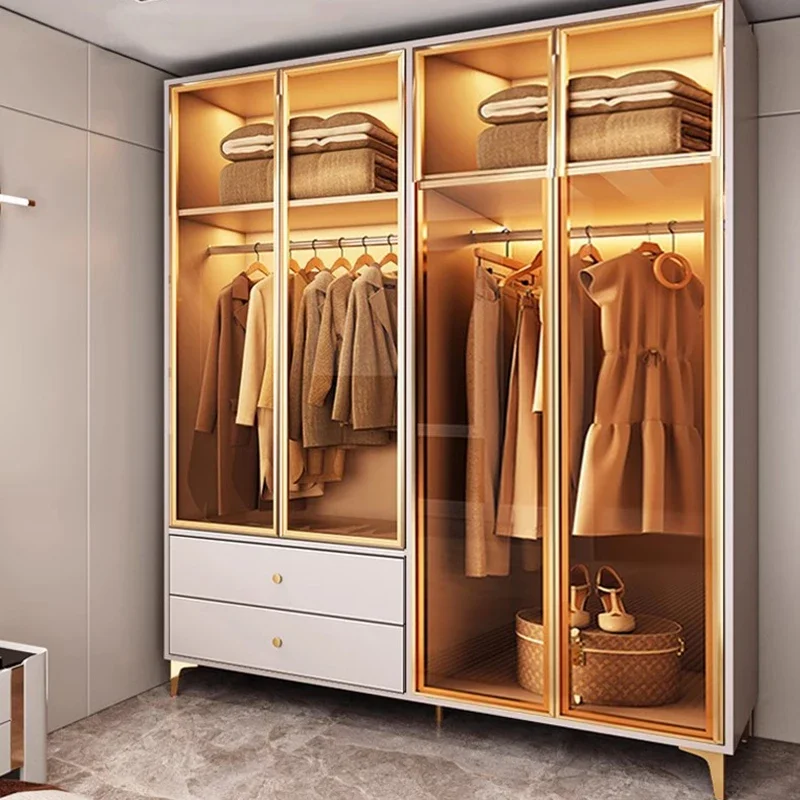 Organizer Partitions Wardrobe Clothes Door Bedroom Armable Shelf Closet Minimalist Nordic Modern Guarda Roupa Home Furniture