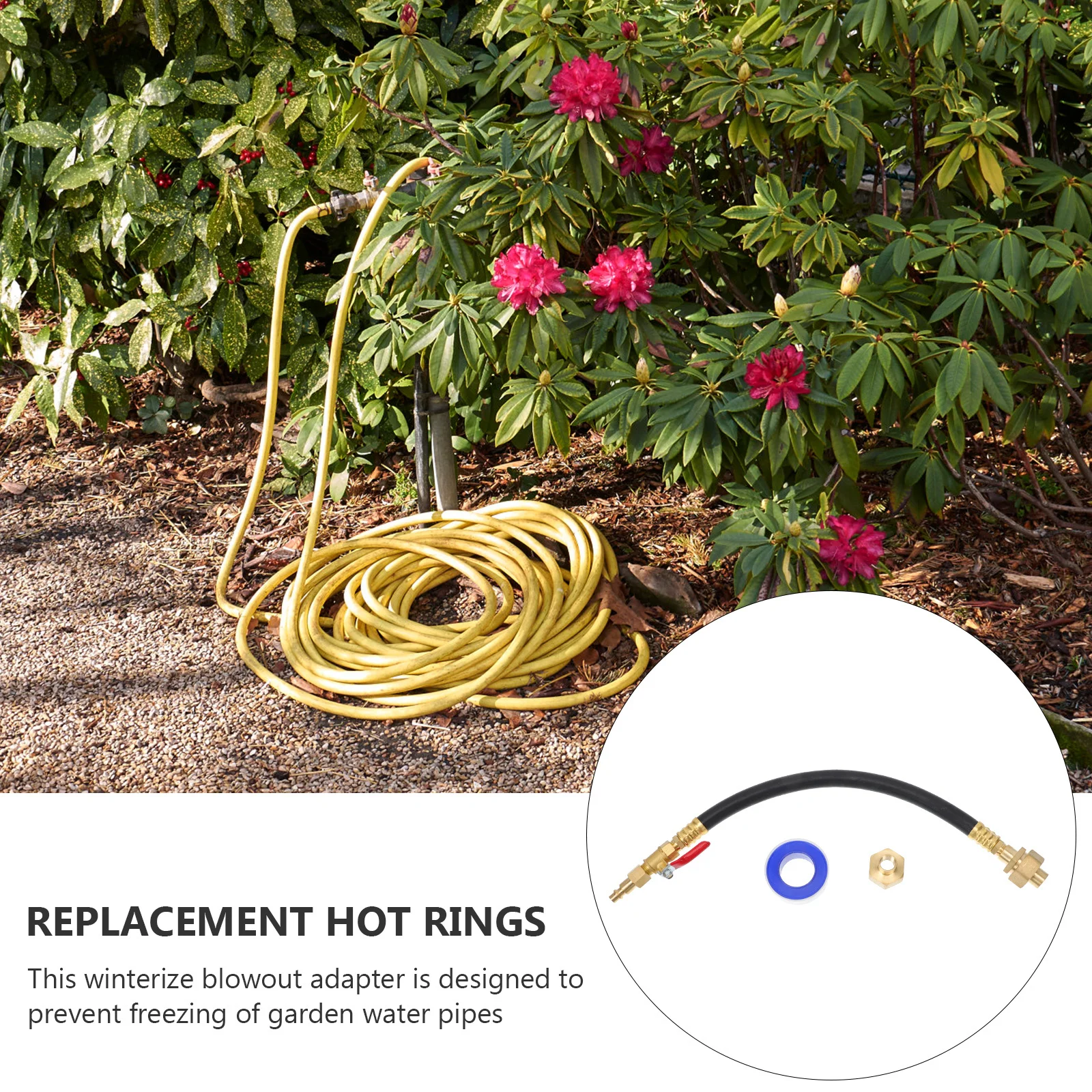 

1 шт. зимний адаптер для выдувания, быстроразъемная вилка для садового шланга, спринклерная система, антифриз, инструмент, быстрый адаптер для зимнего размера