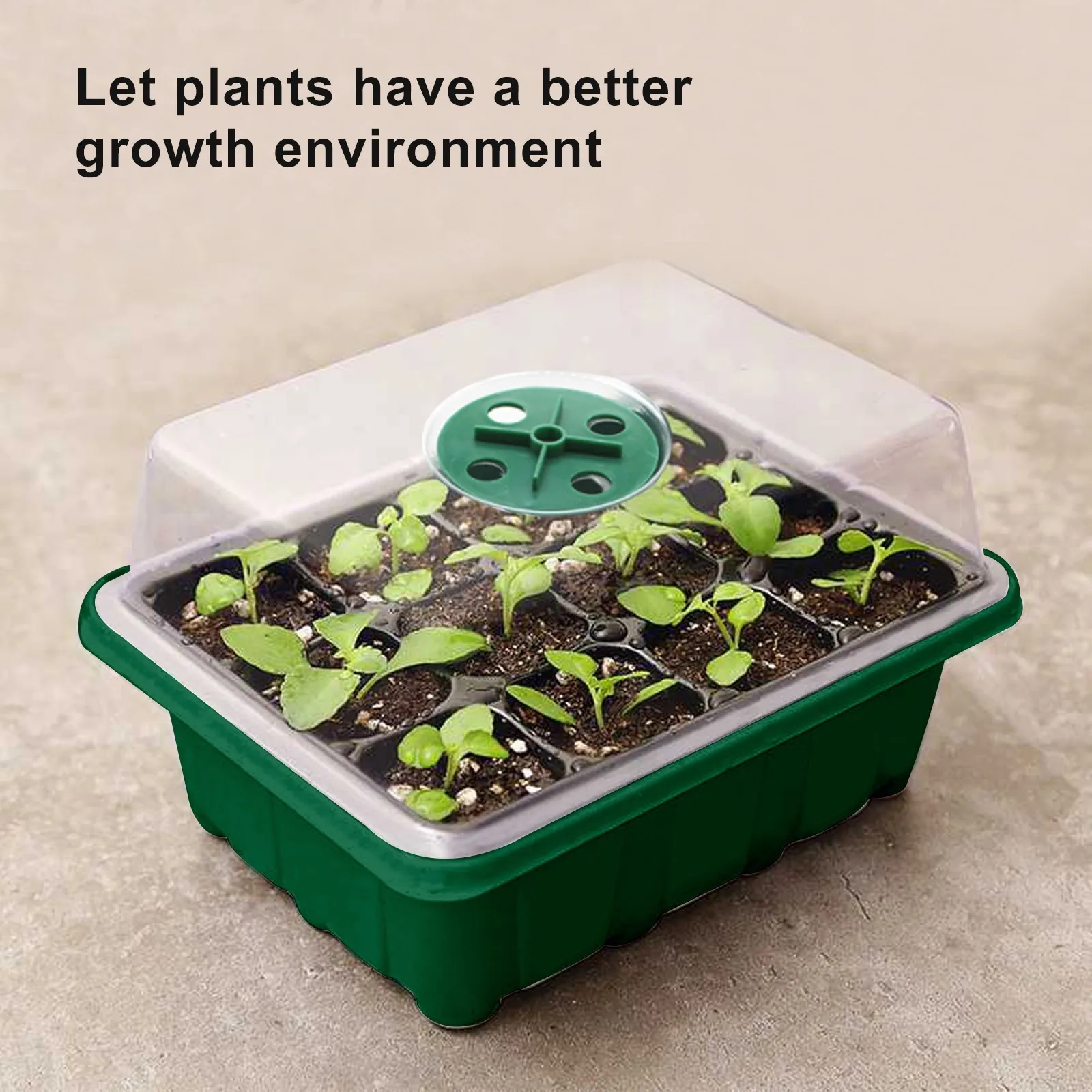 1pc Seedling Pot Green Planting Transplanting Multifunctional Gardening Planting Pot Nursing Care Seedling Box Grow Pots