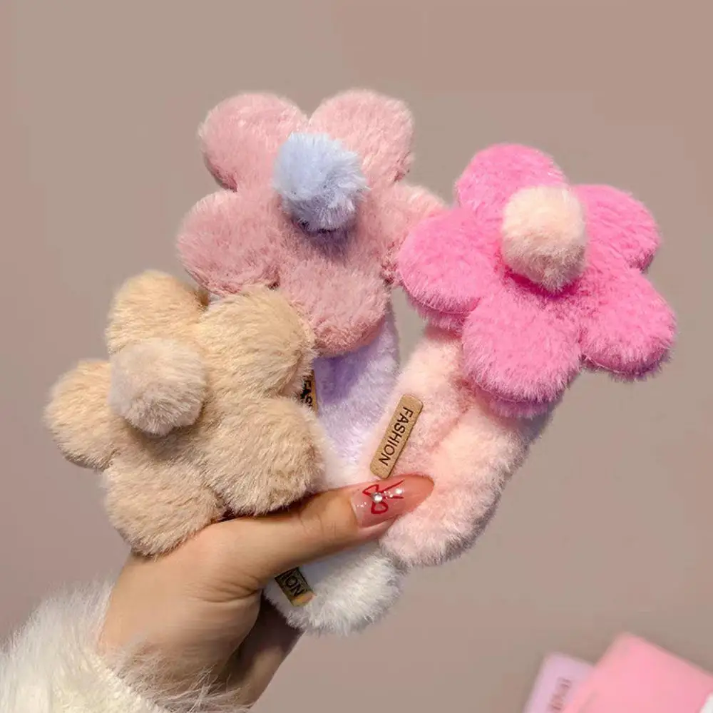 الكورية كبيرة الحجم زهرة المشابك الجانب كليب أفخم منقار البط كليب لطيف دبوس الشعر اليدوية عباد الشمس مقاطع الشعر النساء إكسسوارات الشعر