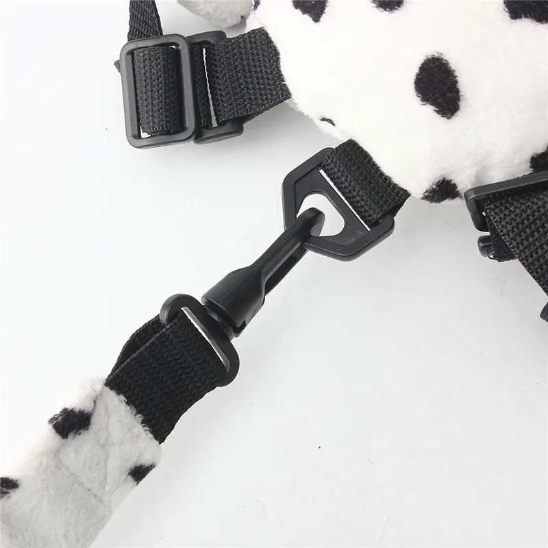 Newbealer – sac à dos avec harnais de sécurité pour enfants, sac à dos avec rênes de marche pour chiots dalmatiens