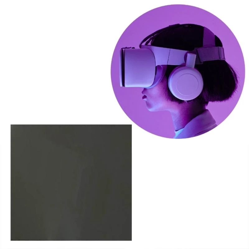 573A 2Pcs Adhesive Polarized Film Sheets Polarizer Linear Polarizing Filter for Screen Repair Educational Physics 2 Pack