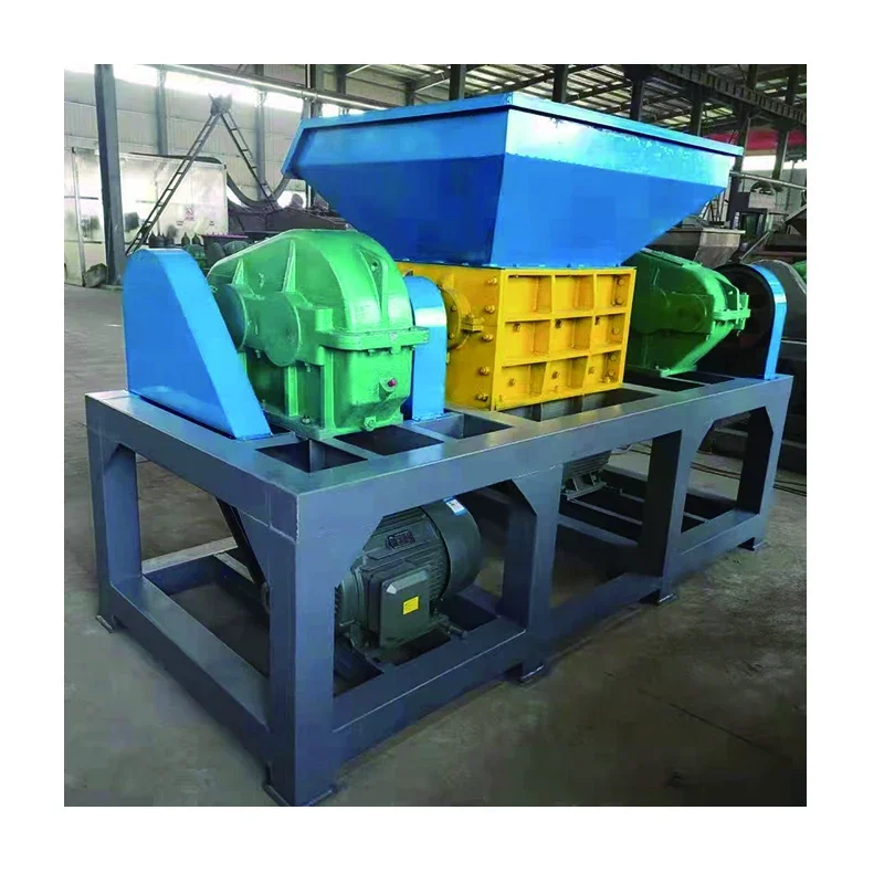 Miracle S600 Scrap Metal Machine Twin Shaft Balde Waste Shredders for Plastic Bottle and Cardboard Industrial Tyre Shredder