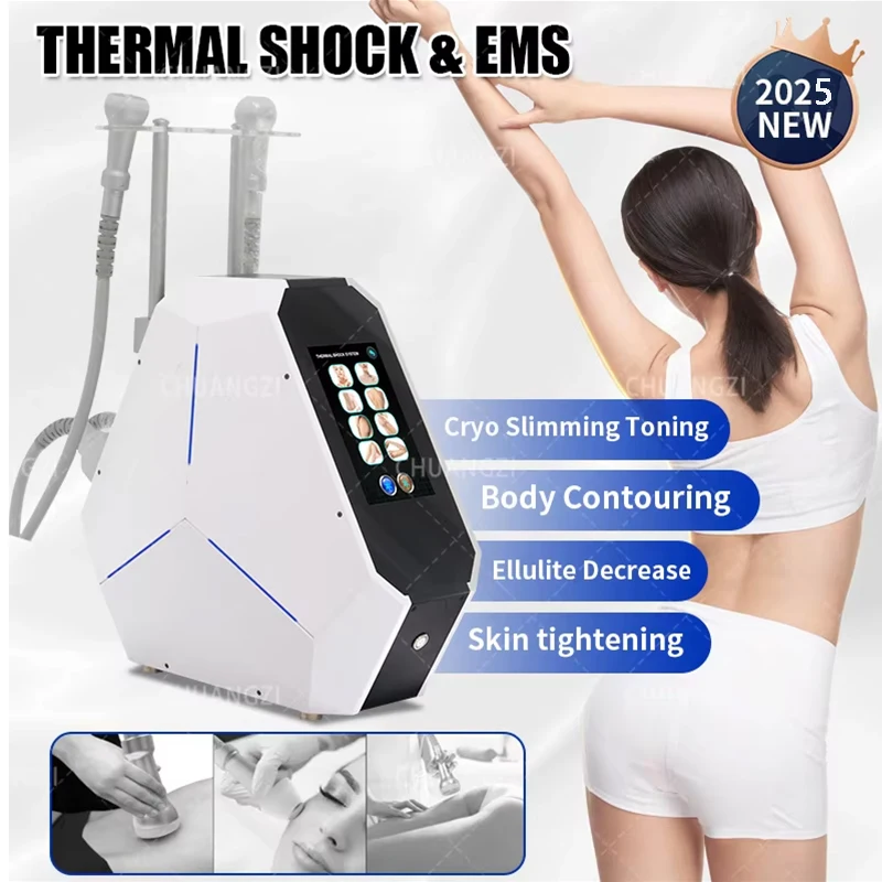 New Skin Tightening Thermal EMS T-shock Cryo Slimming sculpting Face Body Cooling Device Fat Reduction