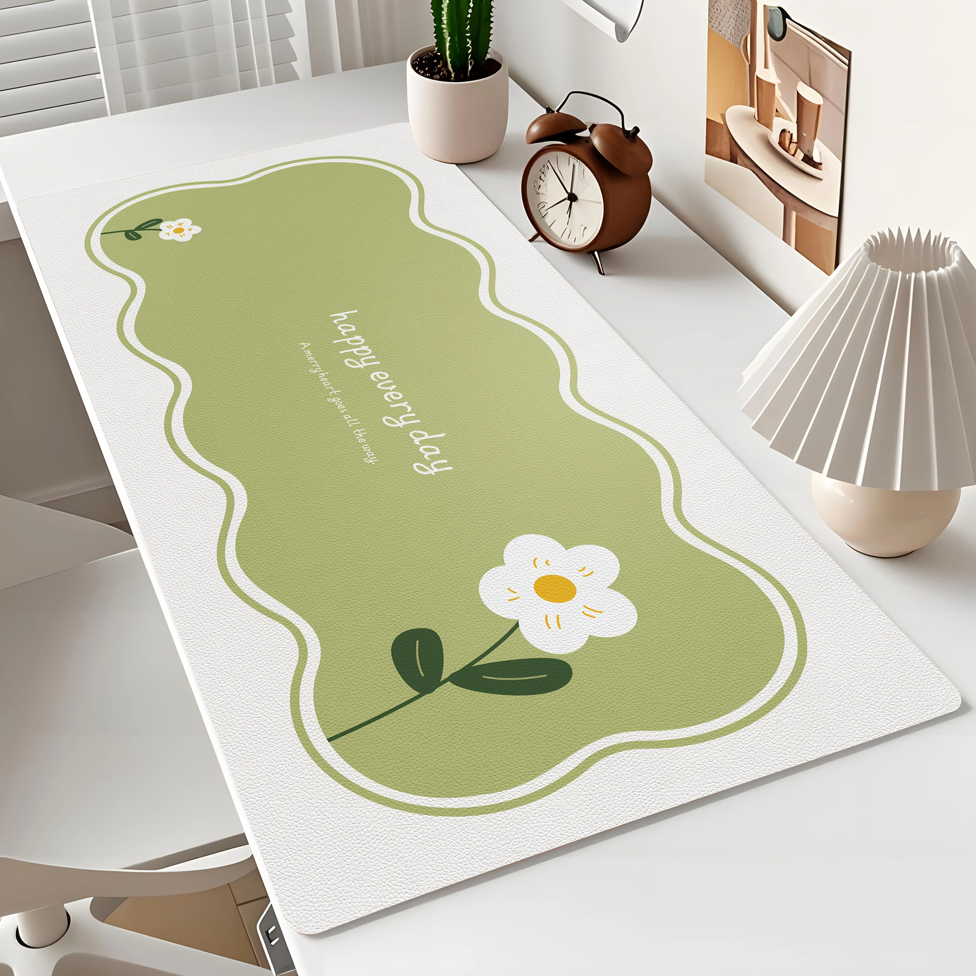 Desk Corner Mat - Alfombrilla de Escritorio Grande de Piel