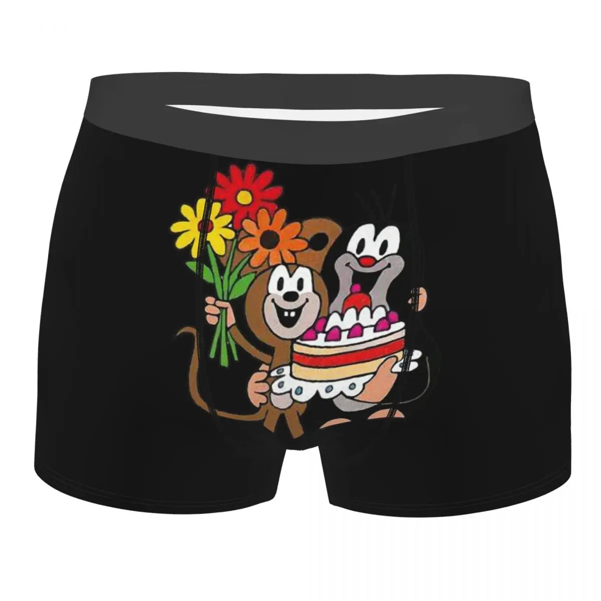 Krtek Little Maulwurf Man's Underwear, Highly Breathable printing Top Quality Birthday Gifts