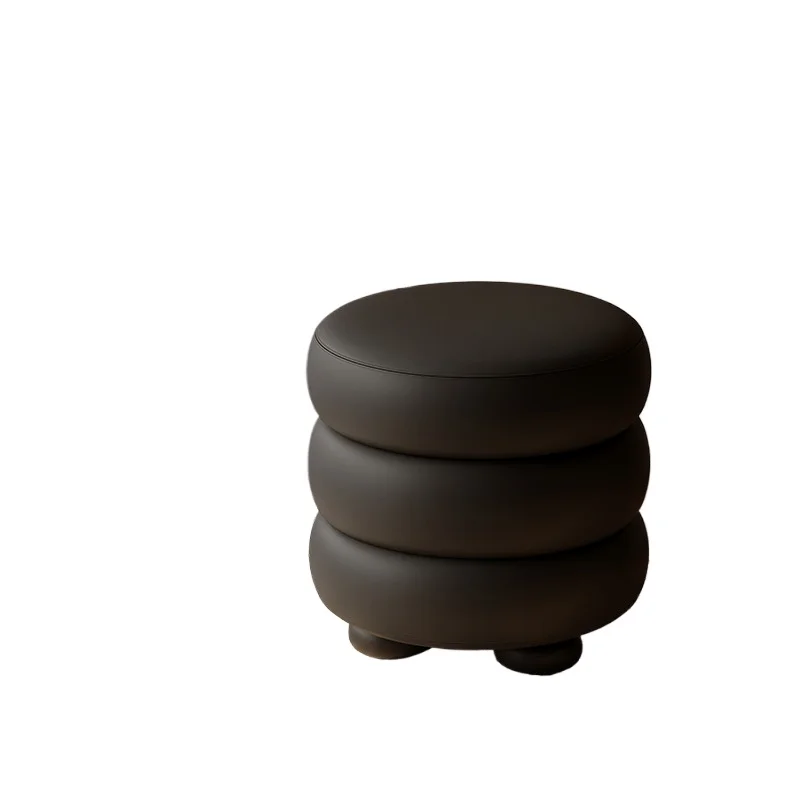 LH light luxury high-end dressing stool girls bedroom dressing table makeup chair round stool