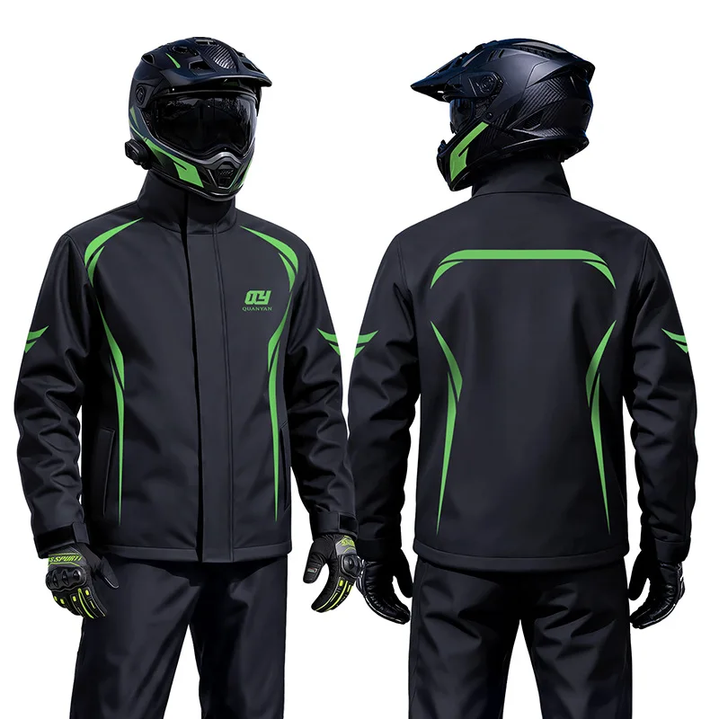 2026-adult-motorcycle-raincoat-and-pants-set-heavy-rainstorm-protection-thickened-split-design-for-riding-safety-gear