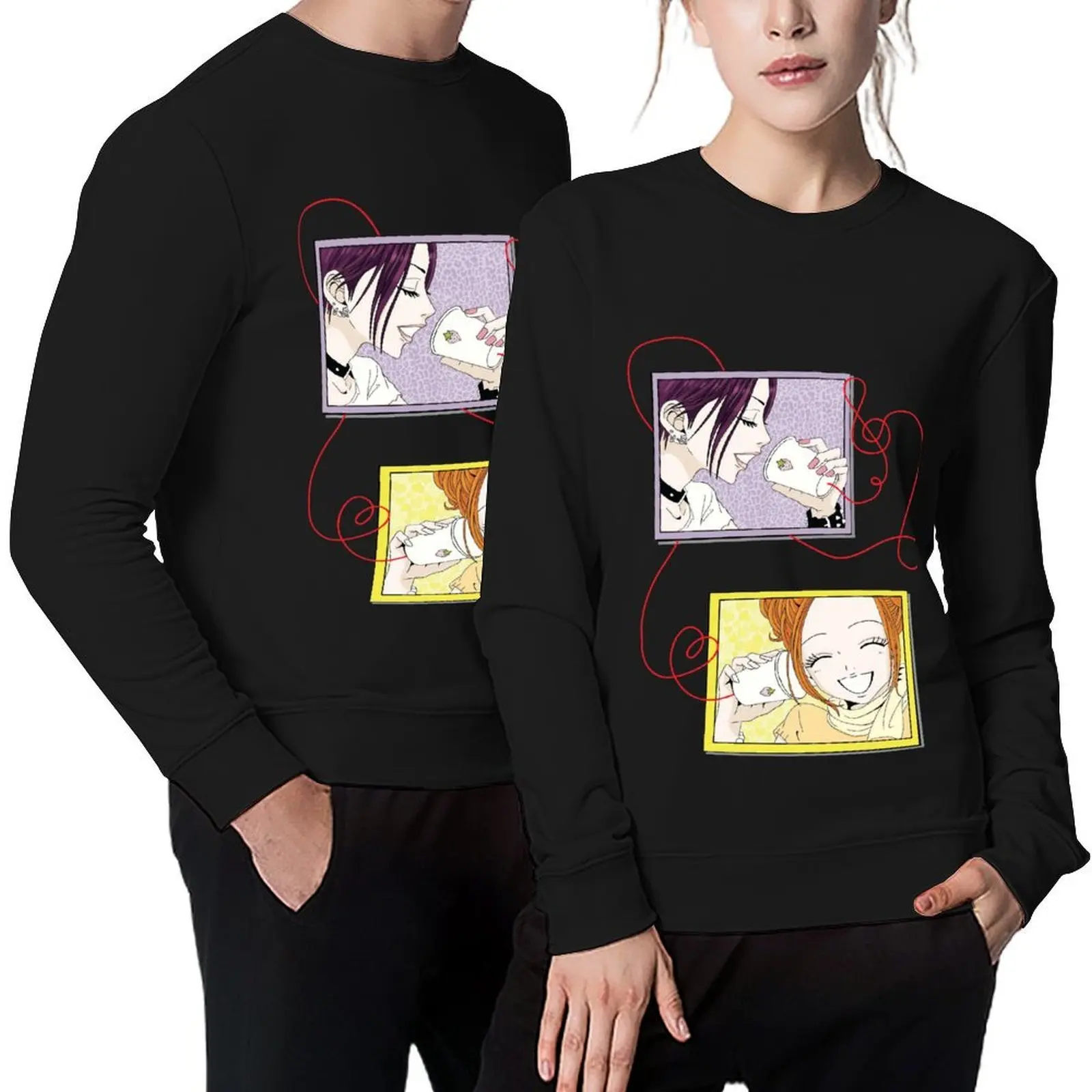 

Nana & Hachi Pullover men's sweat-shirt men's winter sweater tracksuit anime clothes hooded sweatshirt for men