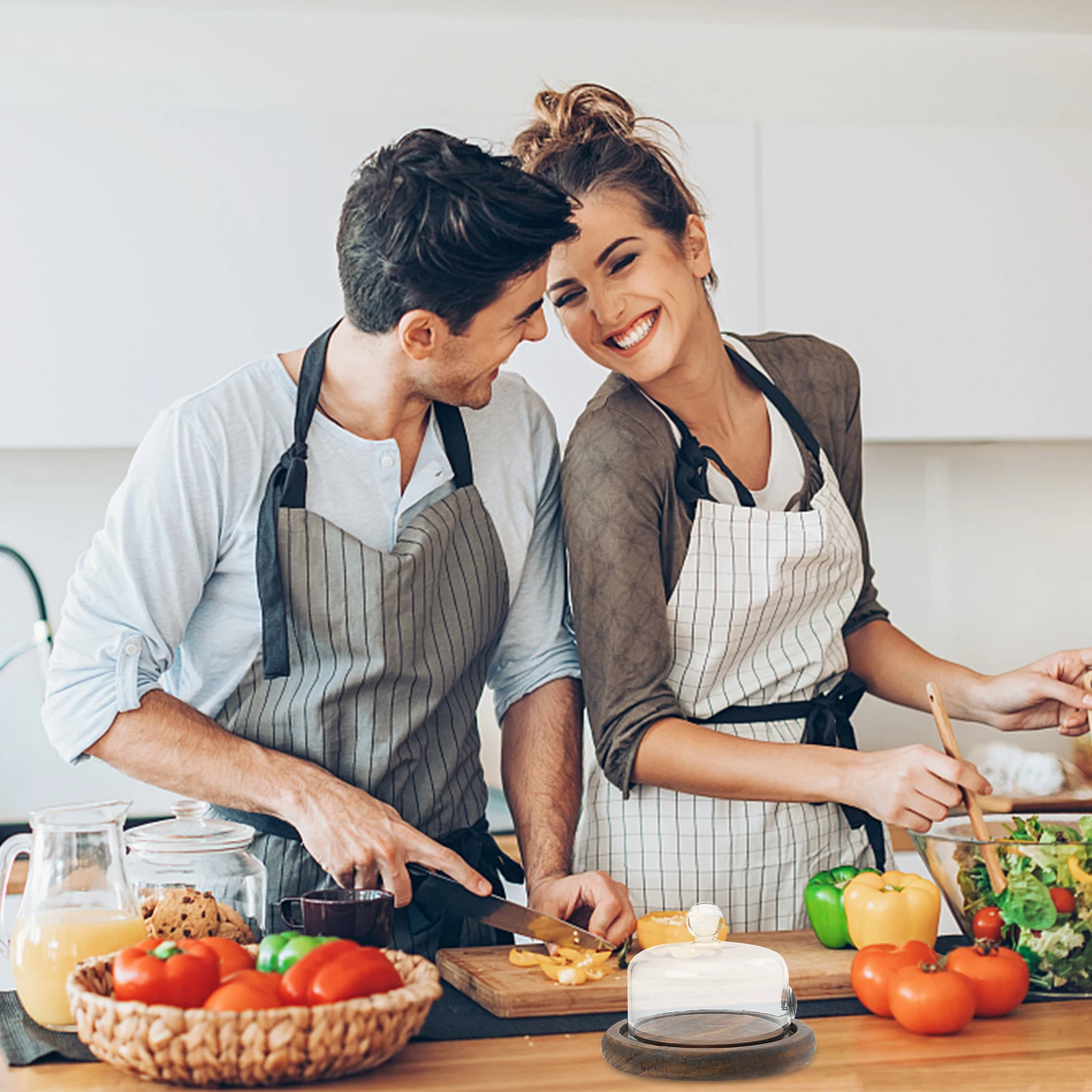 

1Set Western Cuisine Smoking Cover Heat-Resistant Food Grade Safe Protective Display Practical Smoke Lid