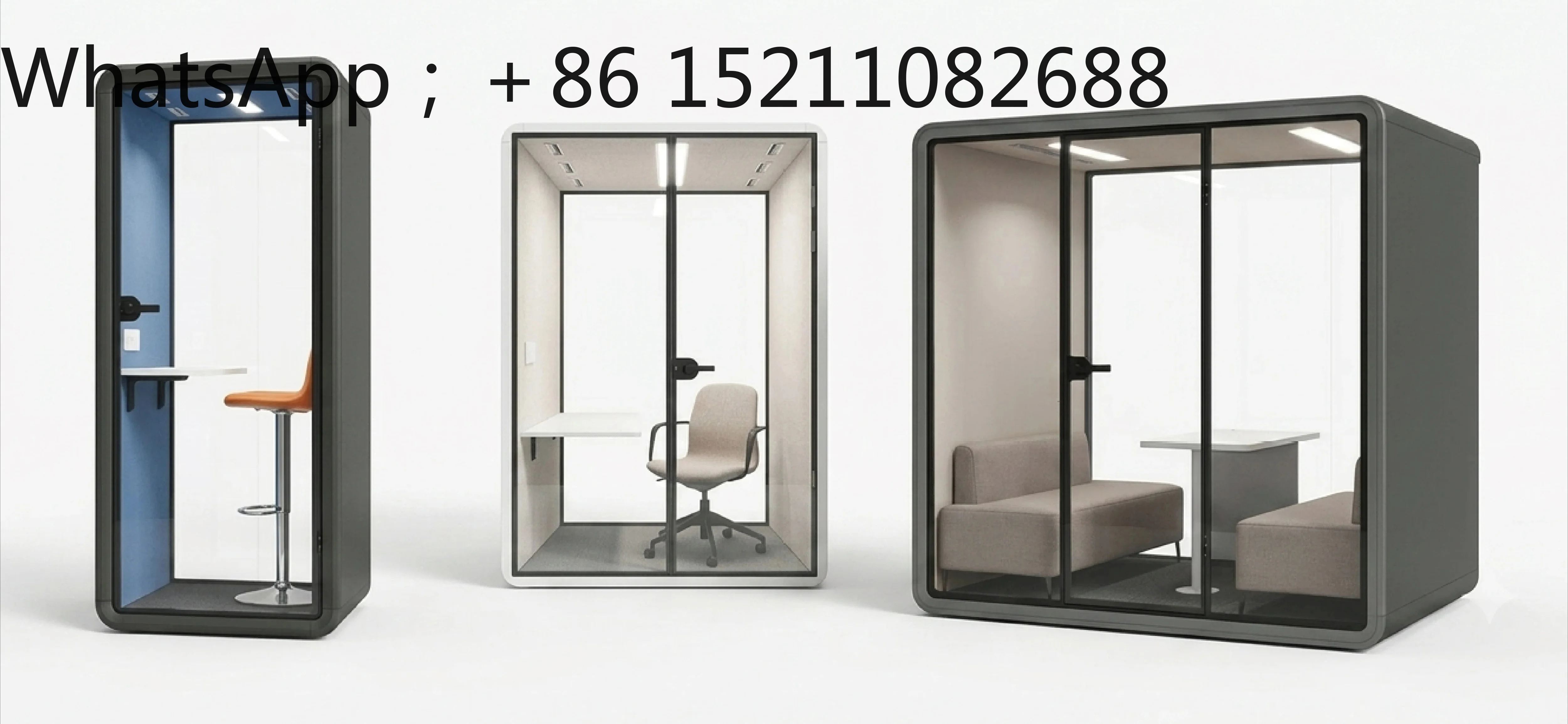 SCY Mobile Leisure House Office Phone Booth Small Meeting Interview Commercial Office Soundproof Room