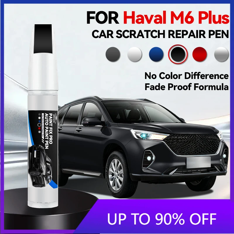

Карандаш-корректор для подкраски Haval M6 Plus 1990-2026, средство для ремонта лакокрасочного покрытия, удаления царапин, аксессуары для авто, черный, белый