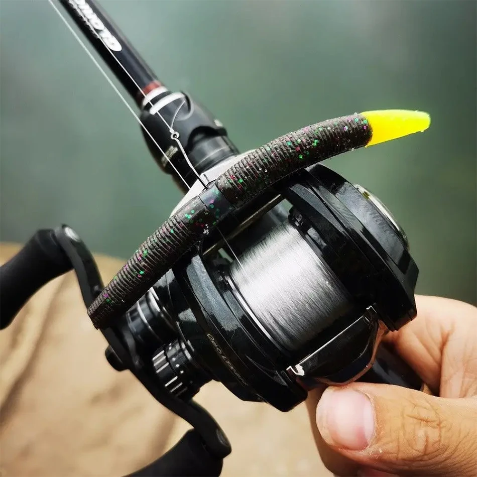 MrLurion 3in 4in 5in 8PCS Soft Stickbait ,Senko Lure for Big mouth Bass fishing tackle .Sinking Soft Earthworm artificial Bait
