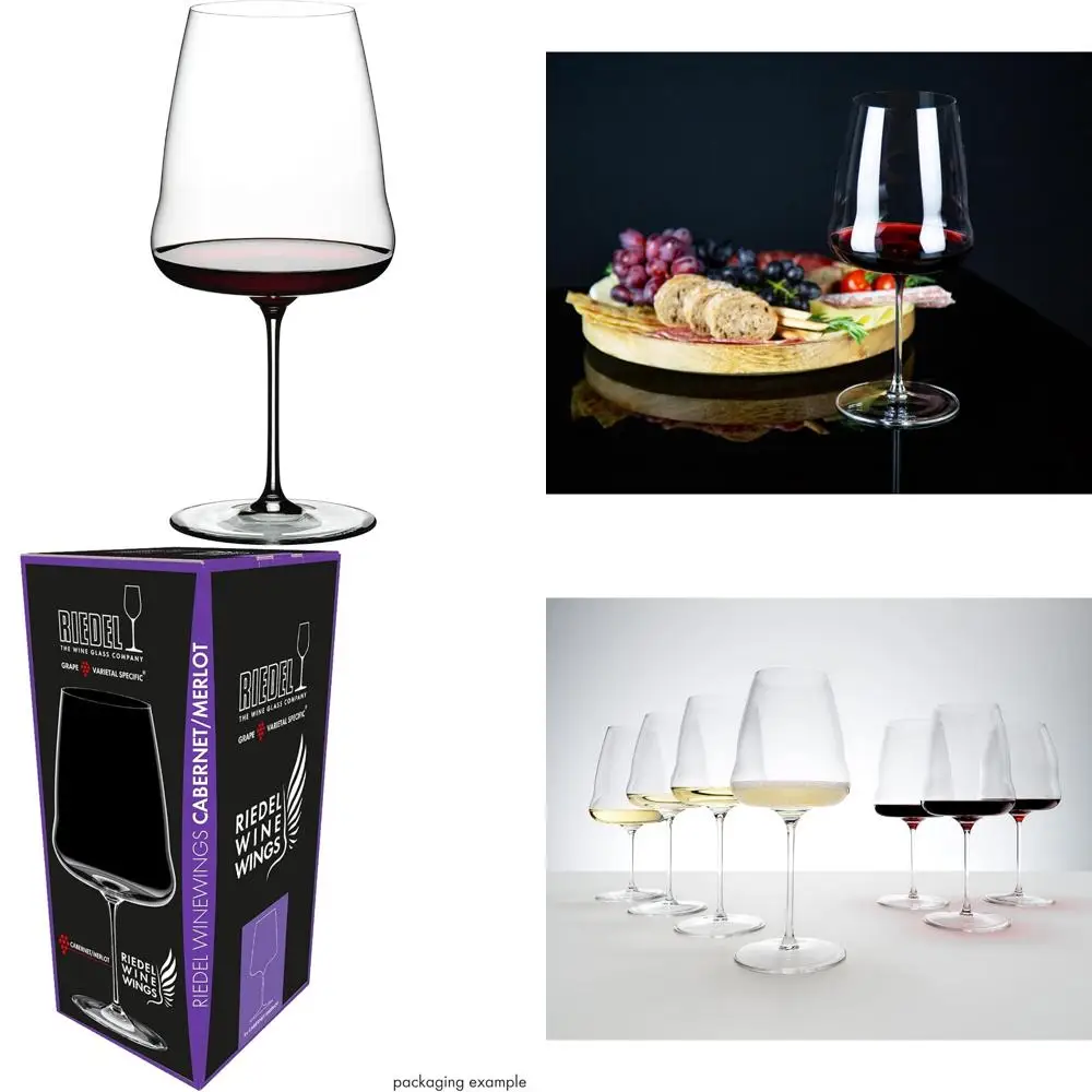 Copas de vino Riedel para variedades de Cabernet y Merlot
