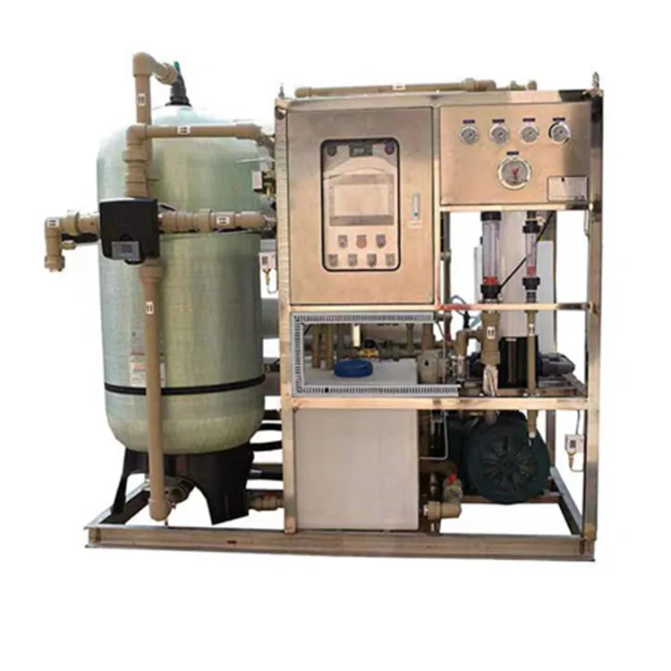 Island Marine Brackish Water Seawater Desalination Brine Desalination RO Reverse Osmosis Water Treatment Equipment