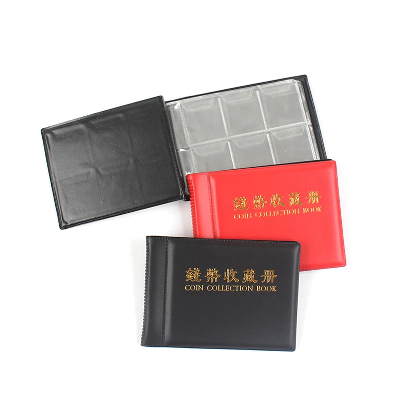 60 Pockets Coinnings Collection Album Book Mini Penny Storage Bag Collecting Money Organizer Gifts Coinning Holder Albums