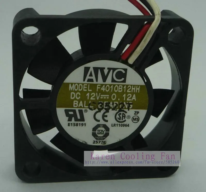 AVC 4cm F4010B12HH 12V 0.12A 4010 cpu cooler heatsink axial Cooling Fan