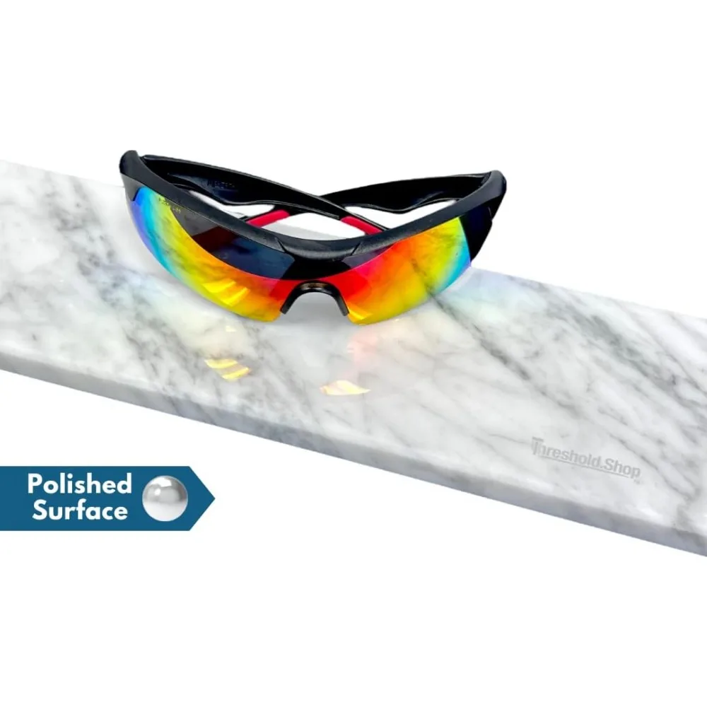 عتبة سرج رخامية مع حافة سهلة للاستحمام والحمام والأرضيات وعتبات النوافذ وتطبيقات الموقد #3