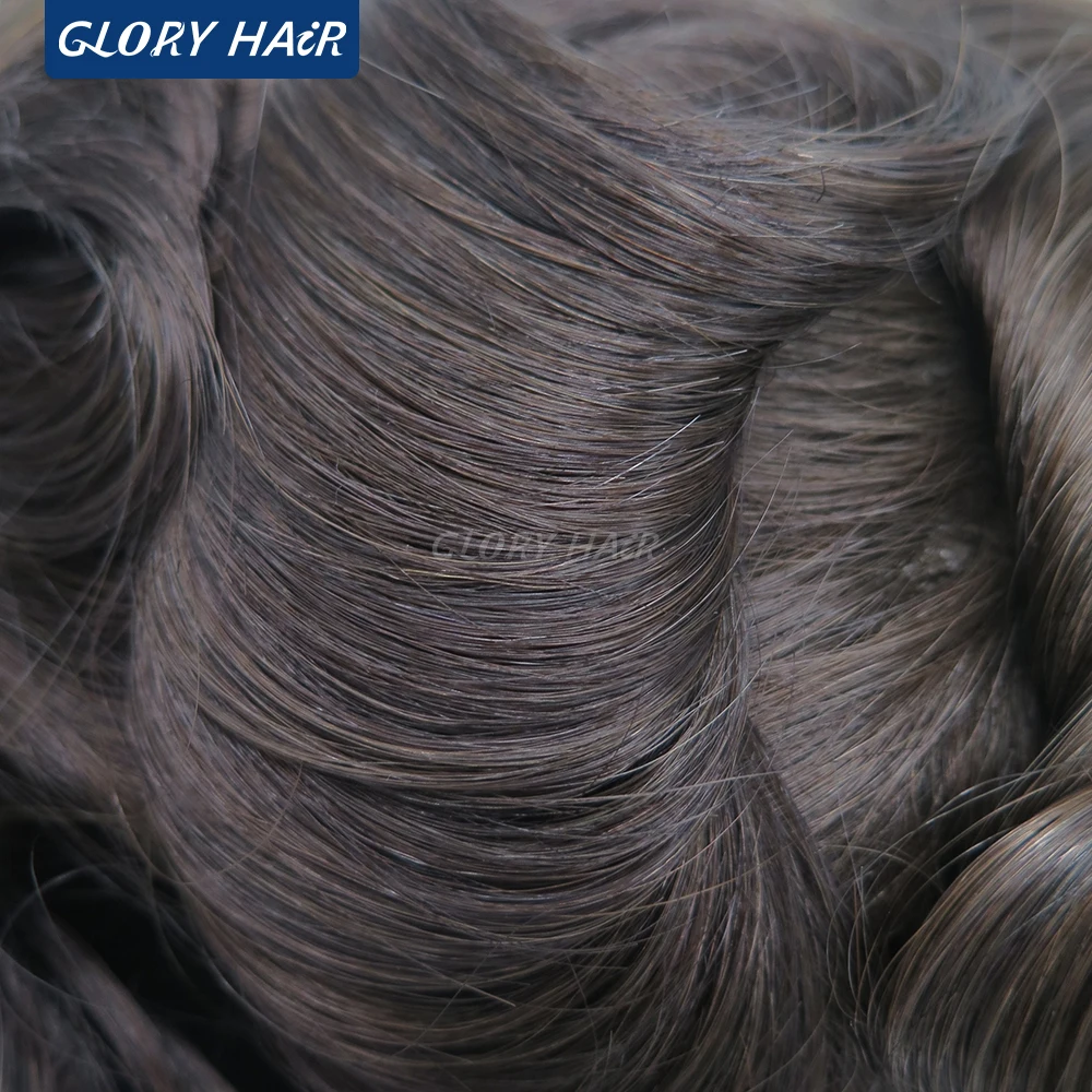 فيرساليت الرجال الشعرية الاصطناعية غير مرئية شعري الرجال شعر مستعار شعر مستعار طبيعي الهندي شعر الإنسان الشعر المستعار تصحيح الشعر #6