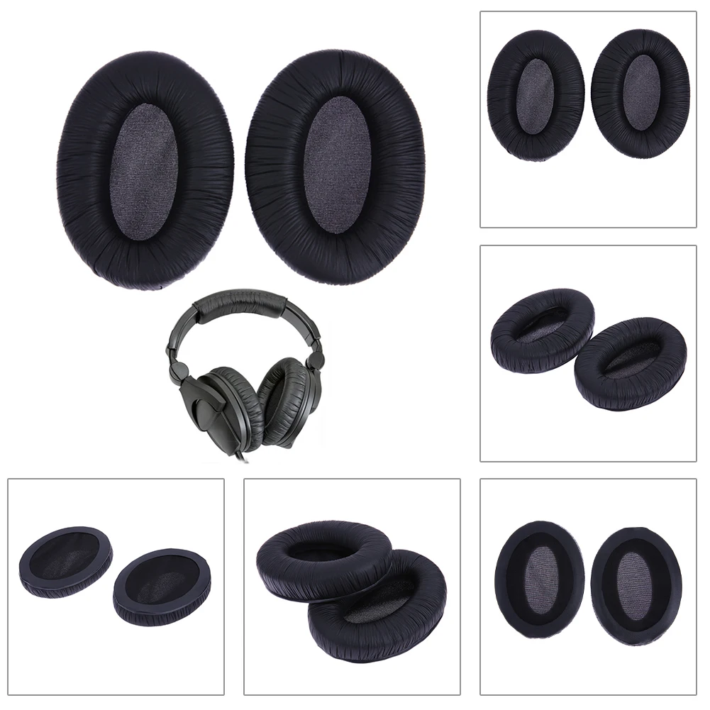 

1 Pairs Headphone Earpads High Elasticity Soft Earpads Case Replacement Soft Earpads Comfortable for Sennheiser HD280 HD 280 Pro