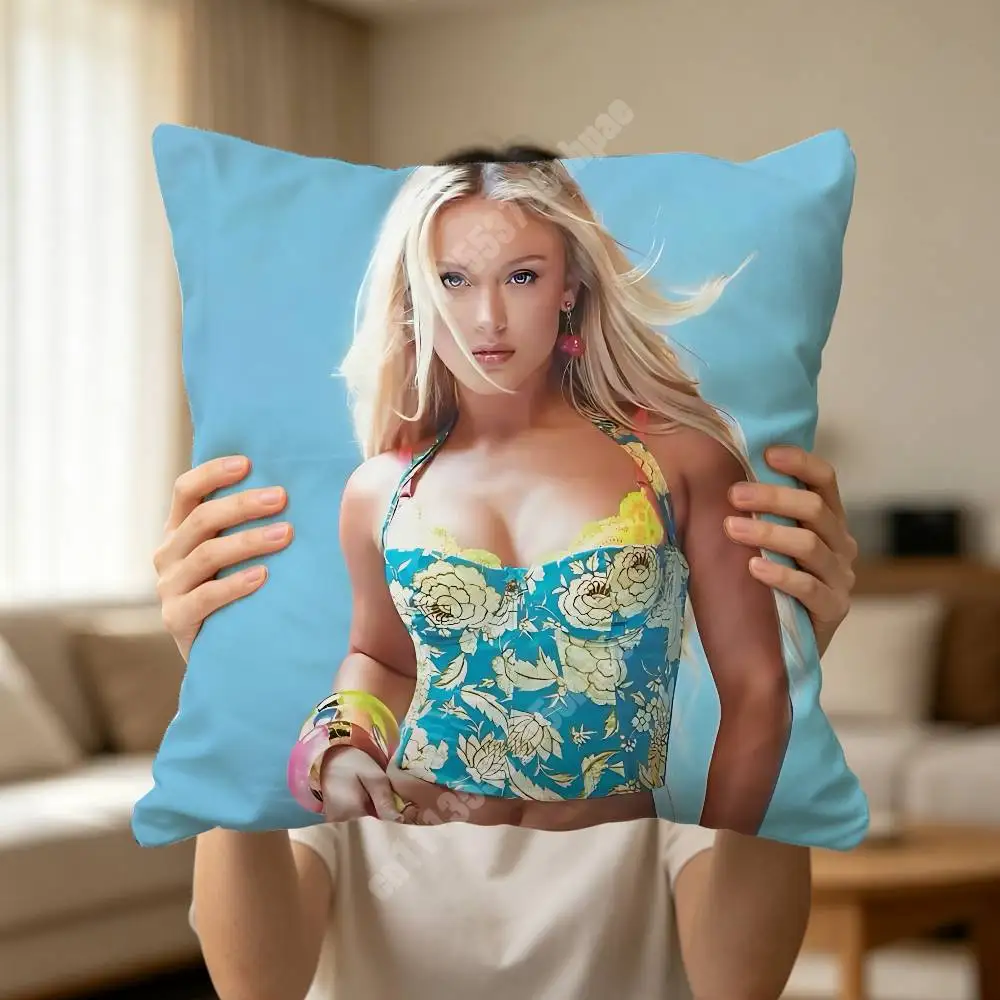 Z-Zara L-Larsson Midnight Sun Printed Pillow Cover Sofa Couch Student Apartment Homestay Leisure Area