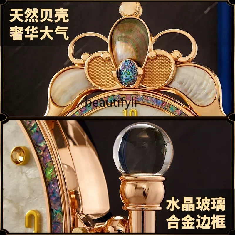 

ss7486 Light luxury high-end household living room floor clock European high-end atmospheric pendulum, large clock