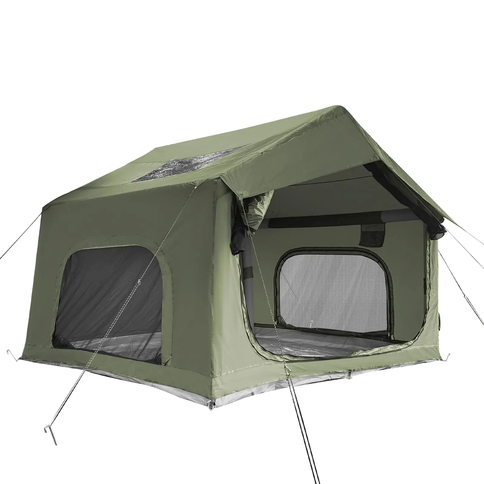 

Luxury Portable Inflatable Camping Tent 13m PVC Waterproof Quick Automatic Opening 2-8 Person 4-Season Oxford Fabric Outdoor