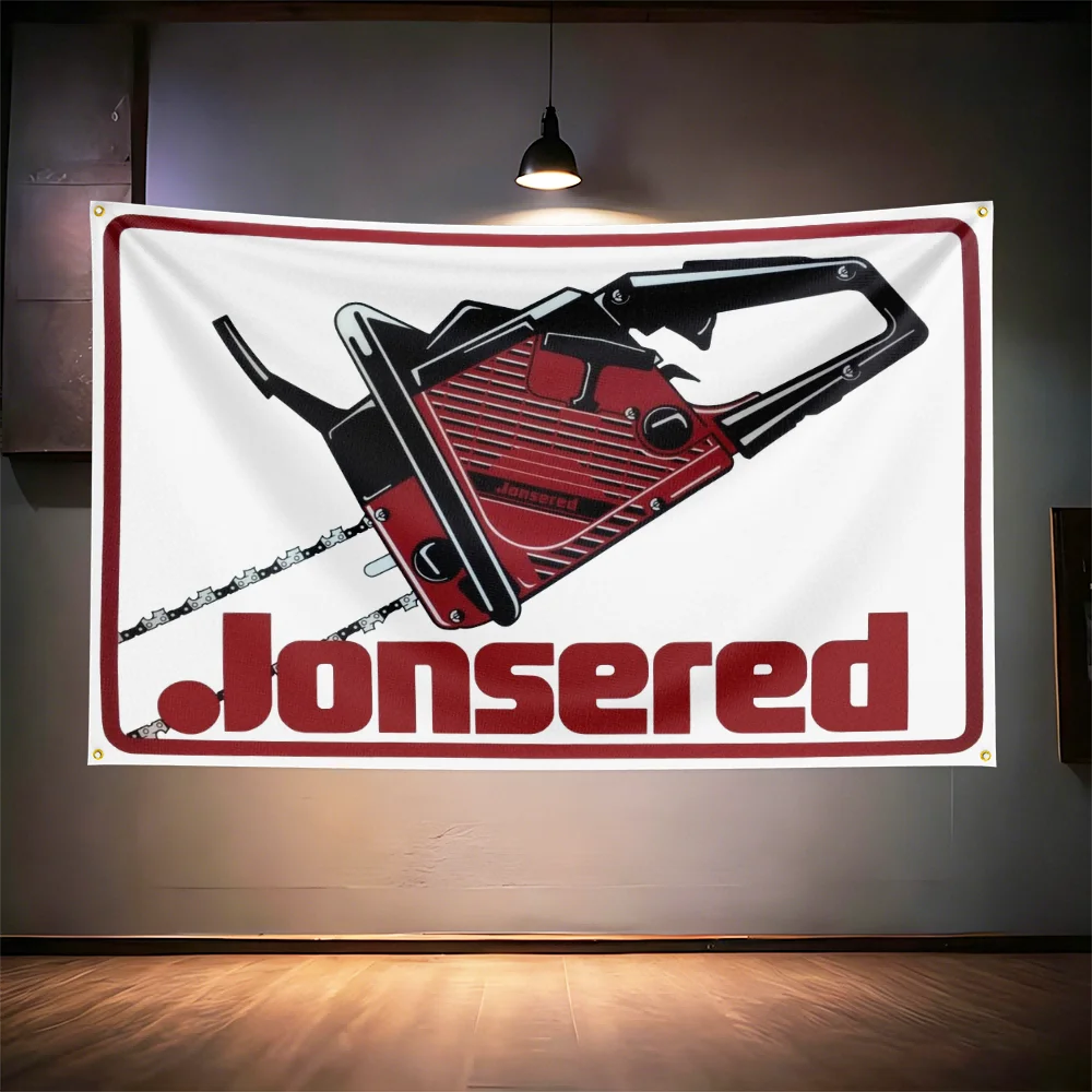 Jon-ser-eds Chainsaw Tool Flag - Gardening Tools Repair Shop ulasan dan harga