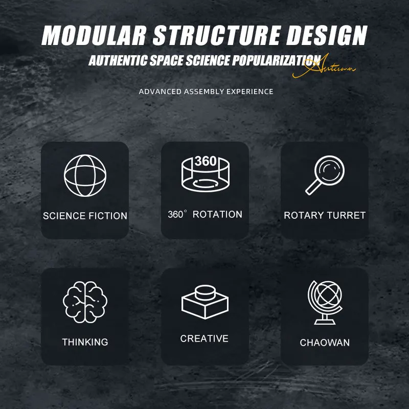 Bemande Raket Model Bouwstenen Ruimtestation Bouwspeelgoed Raket Bakstenen Stad Architectuur Kinderen STEM Speelgoed