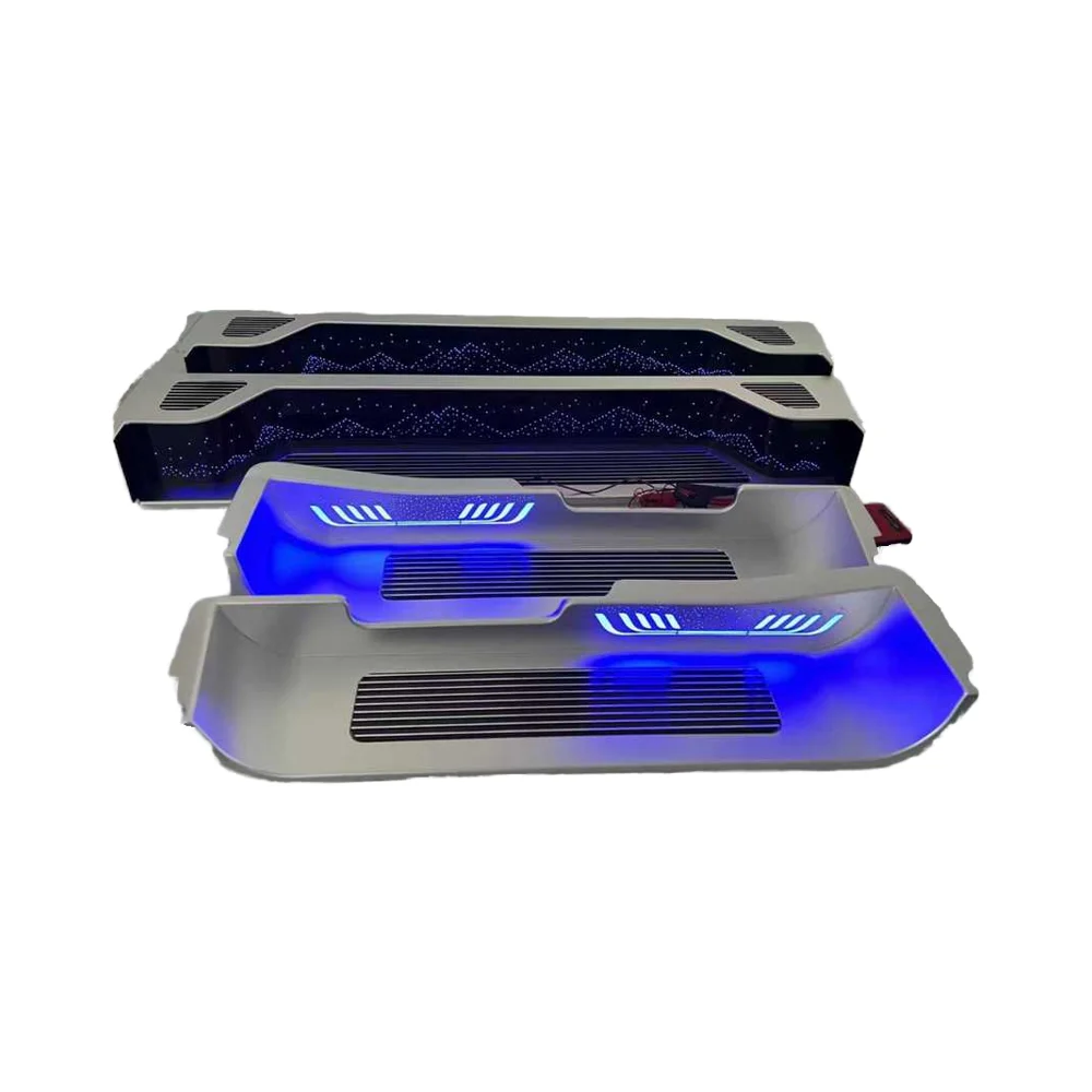 FOR Mercedes-Benz Vito V-Class Four-Door Aluminum Alloy Step Panels Thickened Entrance Threshold Strips Car Body Kits Product