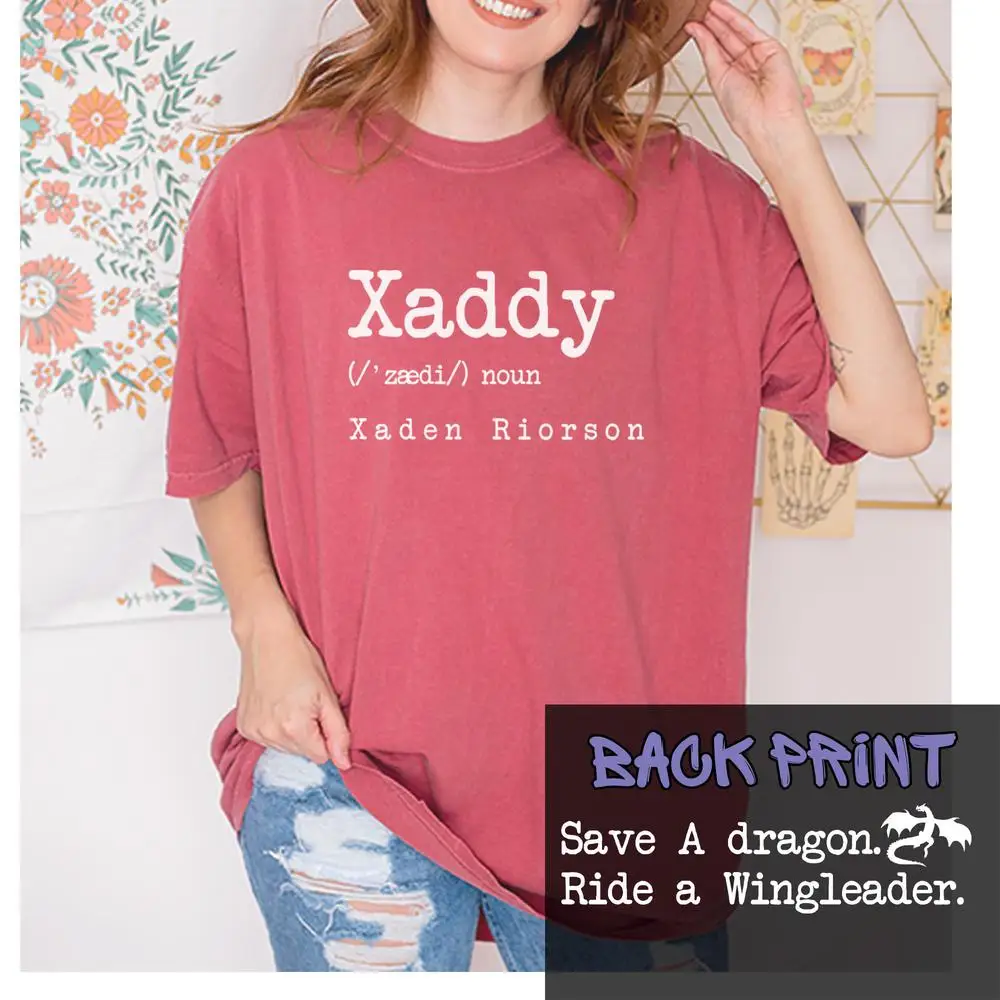 Camiseta feminina de algodão Xaddy Save A Dragon Ride A Wingleader Vintage Camiseta macia Dragon Riders Tee Moda Crop Tops