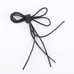 1Pair Solid Color Waxed Shoe Laces Cotton Shoelaces For Sneakers Boots and Athletic Shoes Strings
