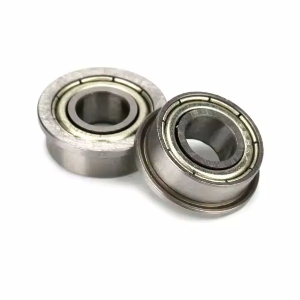 Miniature Flanged Ball Bearing 3.967*7.938*3.175mm FR155ZZ High Precision Deep Groove Mini Ball Bearings Single Row ZZ Seals