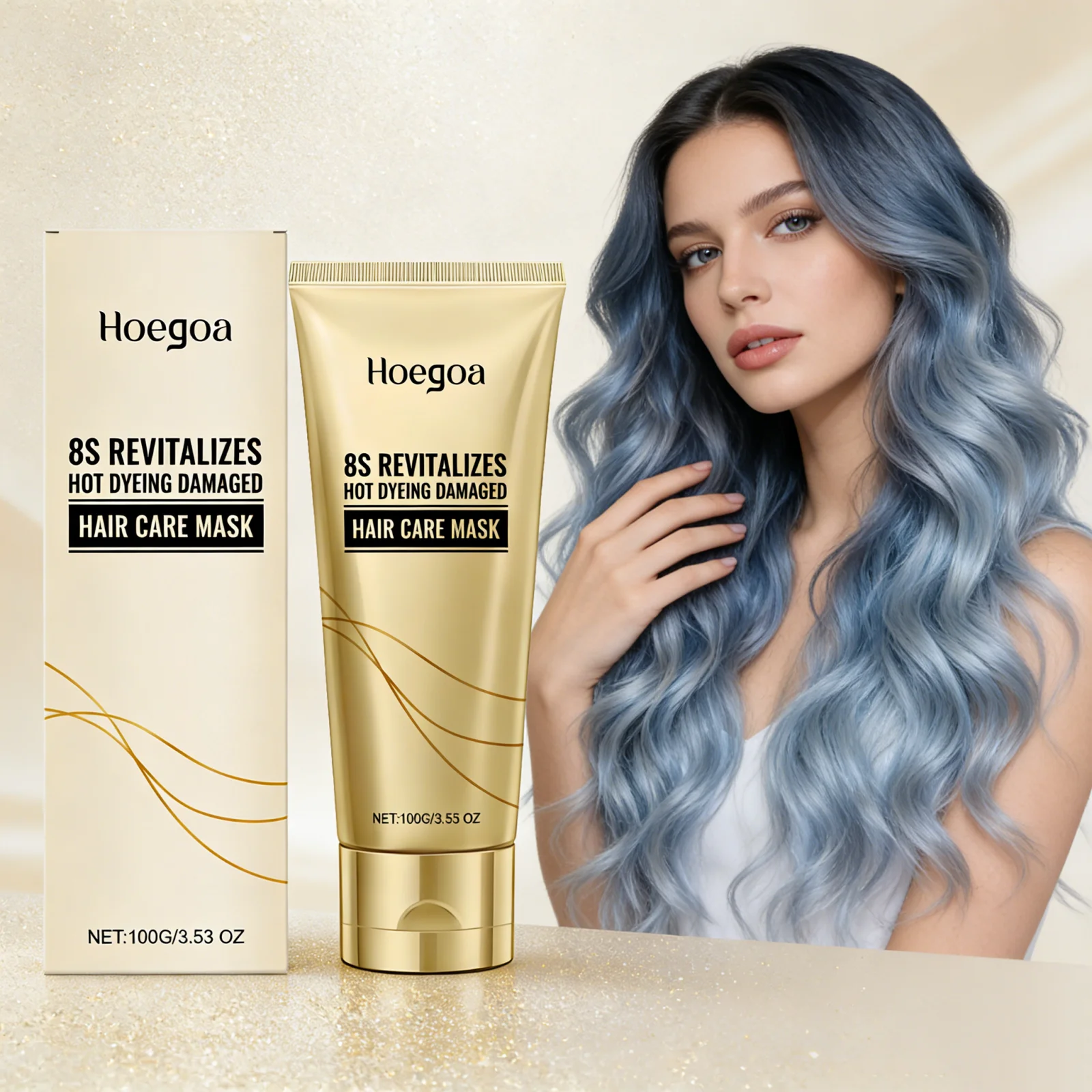 

Hot Dyeing Damaged Repair Hair Mask 8s Revitalizes Deep Moisturizing Anti-Frizz Nourish Restore Shine Soothe Hair Treatment Mask