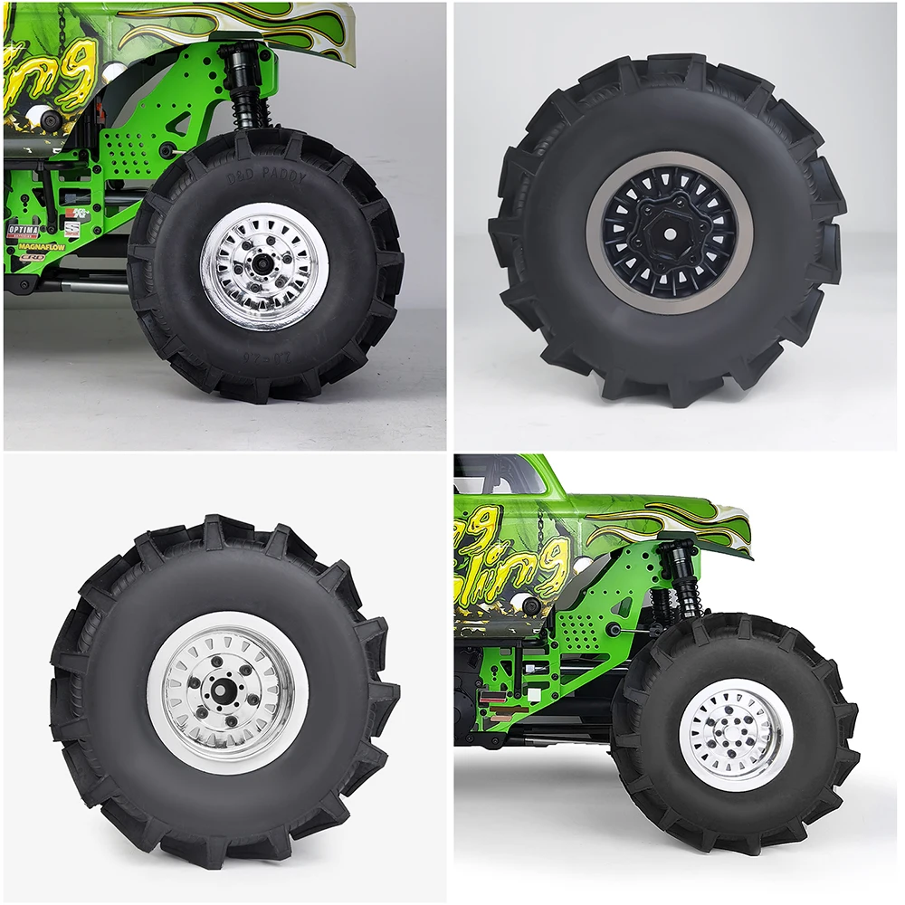 TRINOOD – adaptateur étendu hexagonal de roue, 4 pièces, élargi 5mm pour 1/8 LMT 4WD Digger Monster Buggy, pièces de mise à niveau de camion King Sling