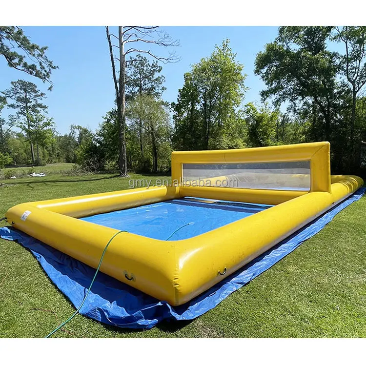 Giant water sport field commercial inflatable volleyball for adults kids