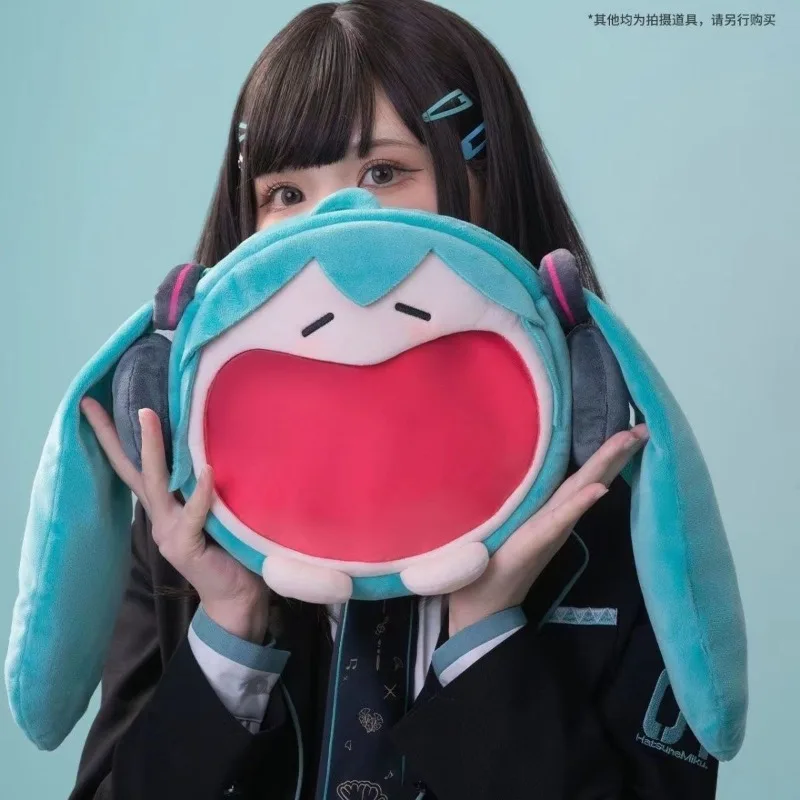 

BEMOE Hatsune Miku UWA Series Kawaii Plush Ita Bag Soft Smile Crossbody Bag Cute Girls Gift