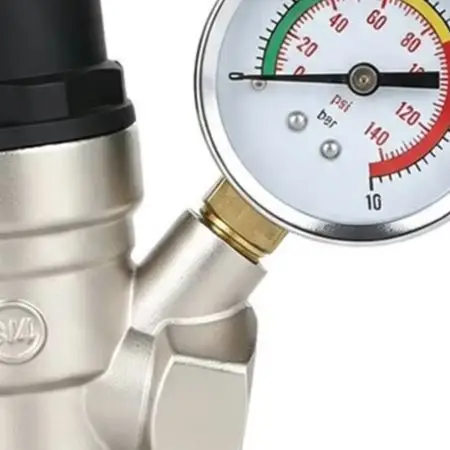 Brass Pressure Control Valve Copper Pressure Reducing Valve For Stable Water Pressure Wide Temperature Range Operation