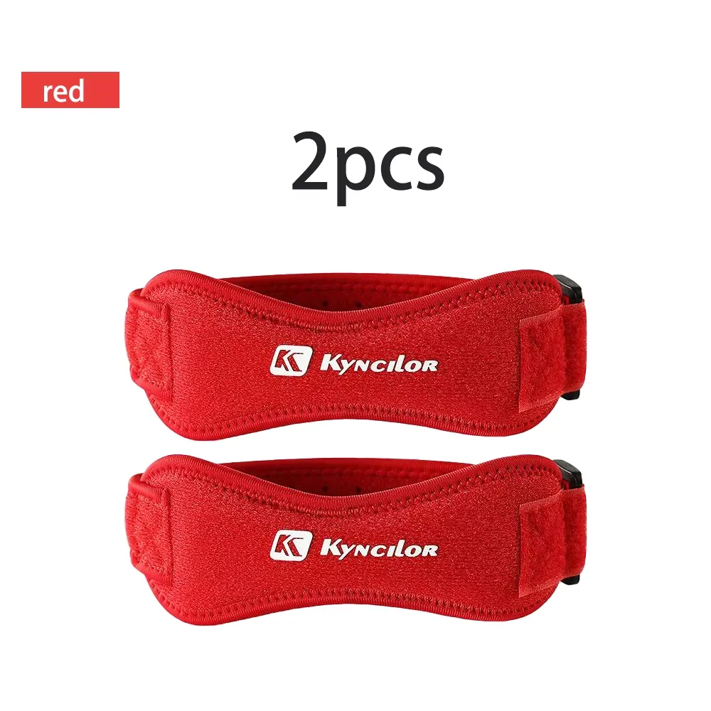 2 Stück Kniescheibenband, verstellbarer Silikon-Kniegelenkriemen, Sport-Kniebandage zum Schutz beim Laufen, Radfahren und im Fitnessstudio. – Detail 5
