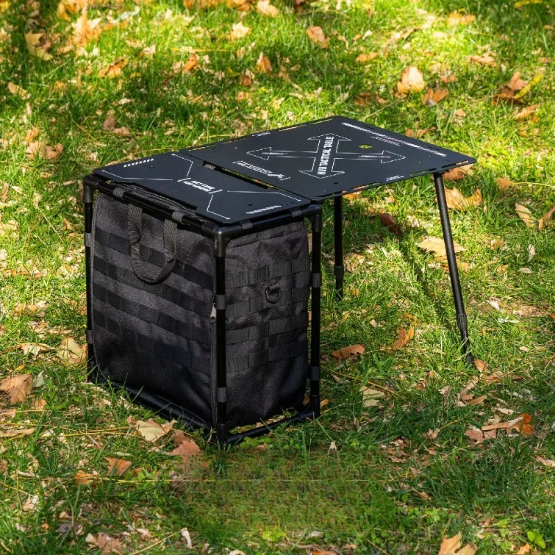 

New tactical hub table, portable outdoor barbecue table, detachable picnic camping outfit