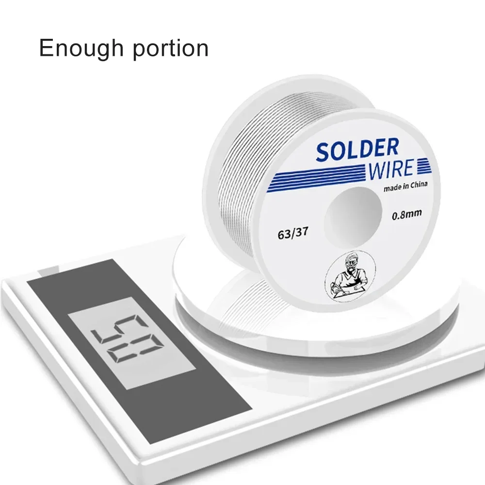 Saldatura da 50g con rotolo di flusso nucleo di colofonia saldatura filo di saldatura saldatura filo di stagno 0.8 1.0mm filo di saldatura elettrolitico a bobina piccola