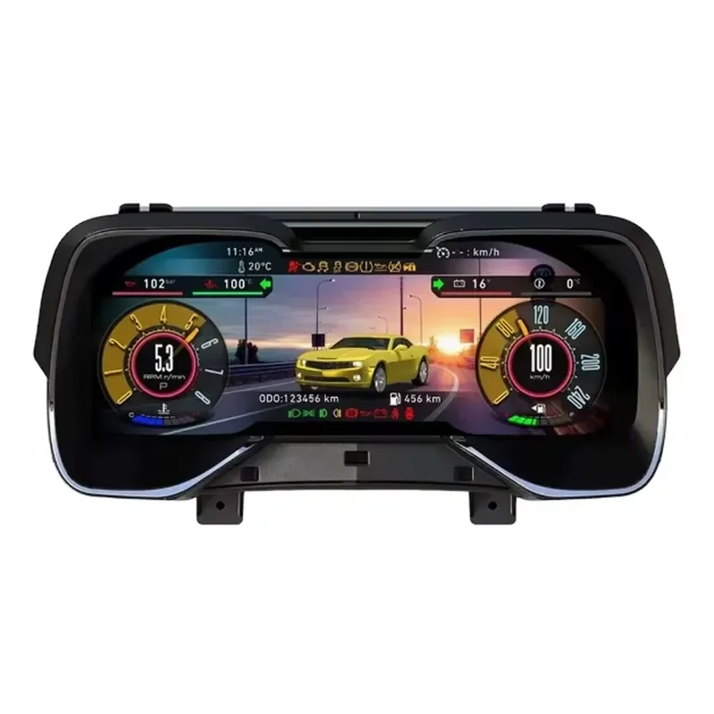 【2026 Precision Made】 Car Digital Cluster Dashboard 12.3 Inch LCD Dashboard Auto Speedometer Meter Dashboard Virtual for