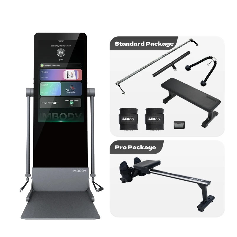 IMBODY POWER S Pro Training Power Smart Gym Fitness Mirror Multi Gym Machine Strength Training Equipment Home Trainer All In One